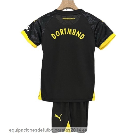 Nuevo 2ª Conjunto De Niños Borussia Dortmund 23/24 Negro Amarillo Baratas